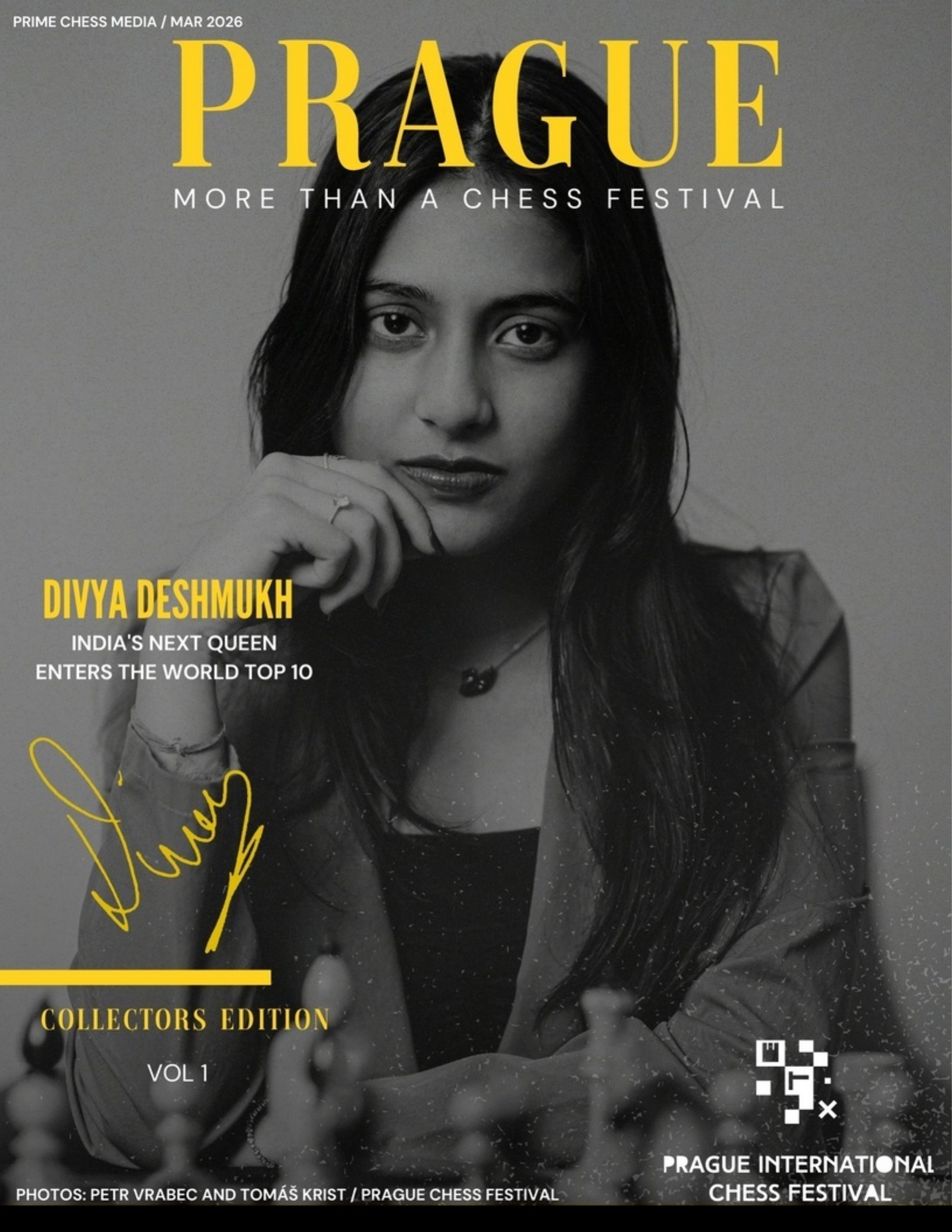 Prague Chess Festival 2026 — Divya Deshmukh Cover